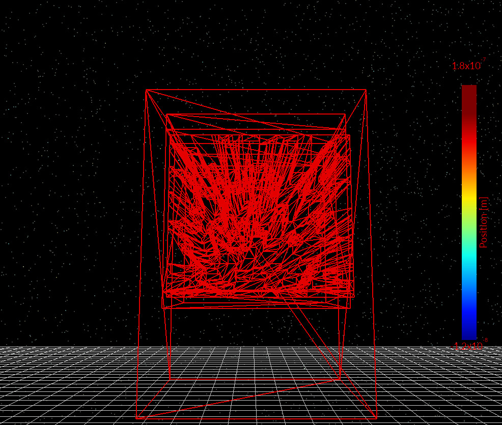 Triangulated device representation as seen by the solver.