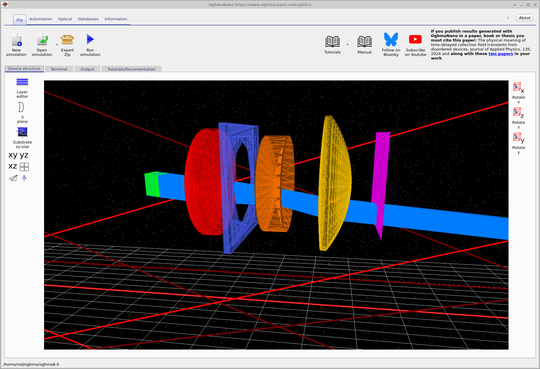 Field angle with aperture open: more rays pass through the system.