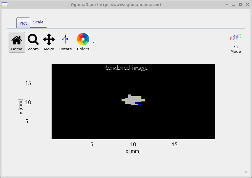 On-axis detector image after stopping down the aperture.