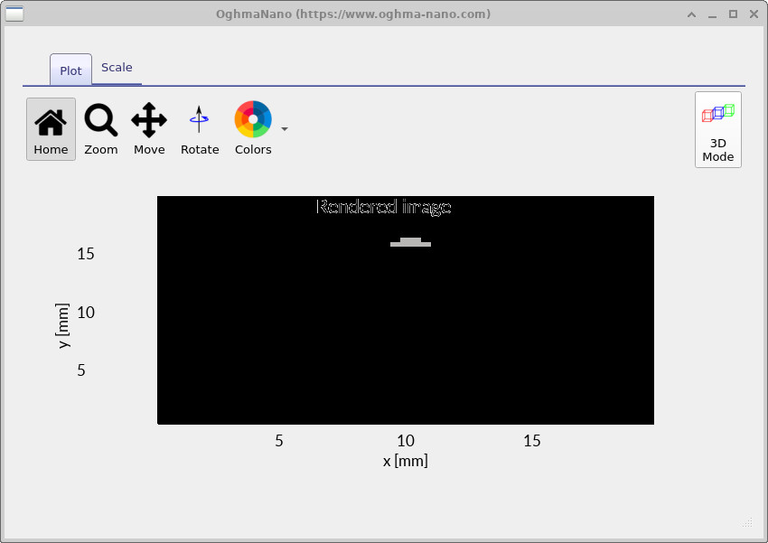 Detector image for the field-angle case with the stop closed.