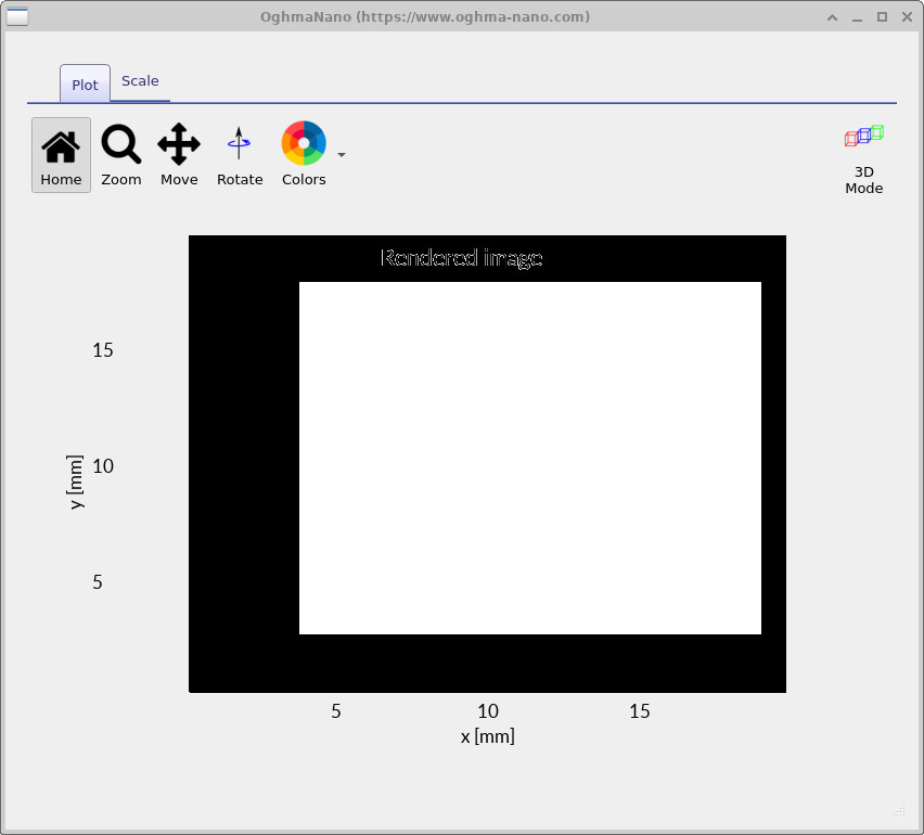 Detector image when the detector is placed before the Cooke Triplet.
