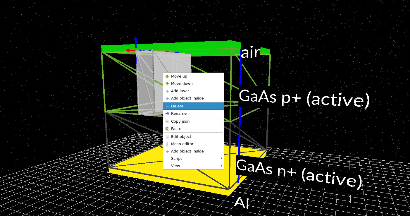 Right-click context menu on a defect object showing Edit object and Delete options. Select Edit object.