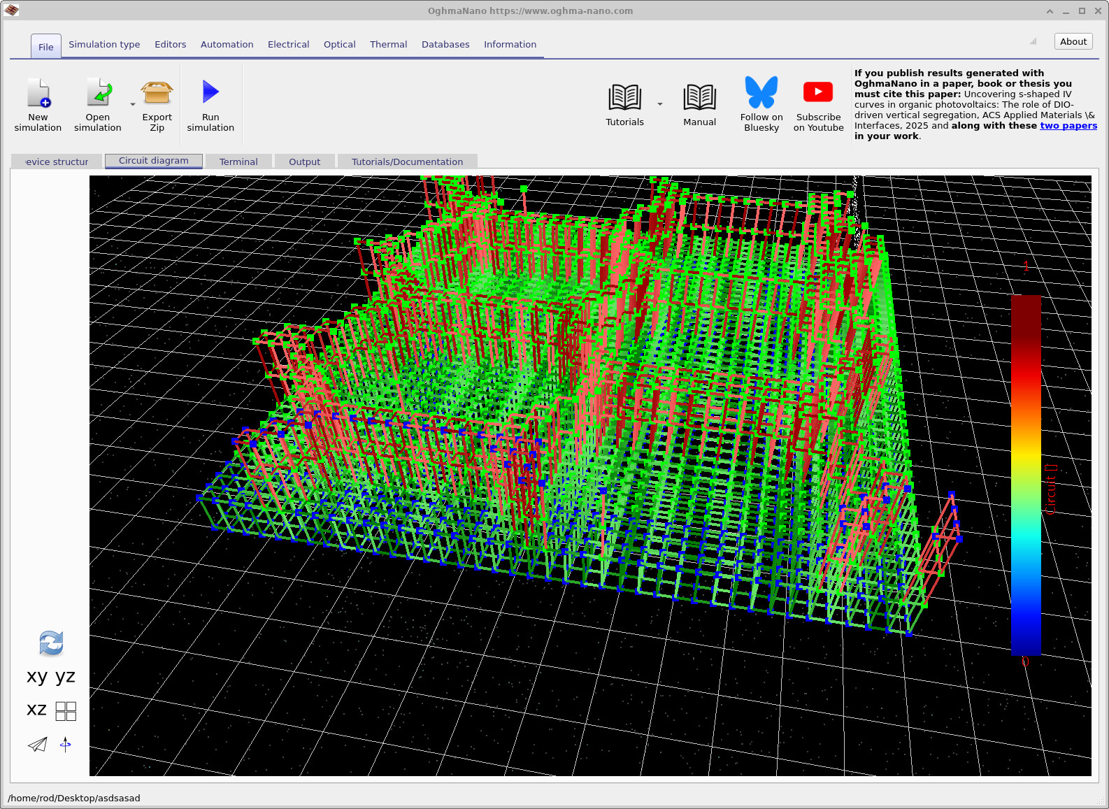 Zoomed view of the circuit diagram showing extraction nodes